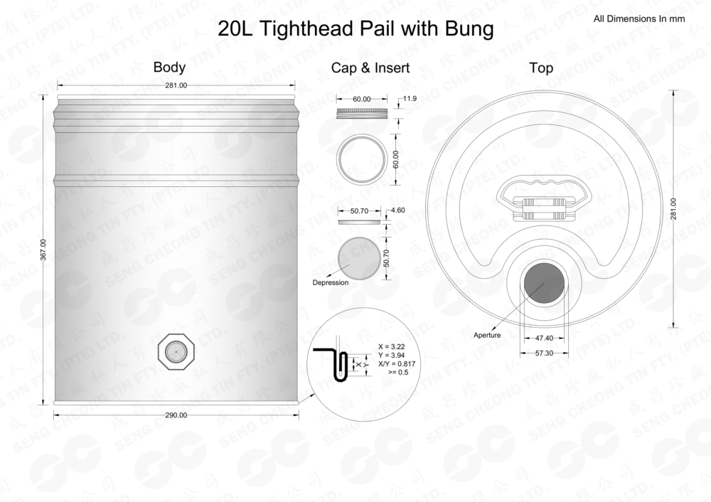 20L Tighthead Pail with Bung (watermark)