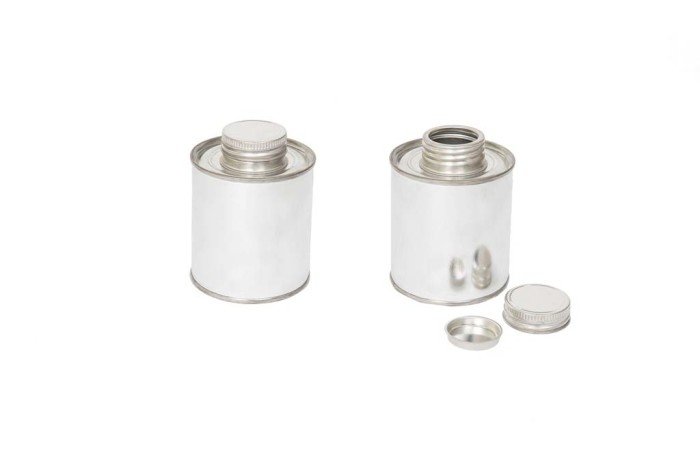 250cc Round Can with Screw Cap